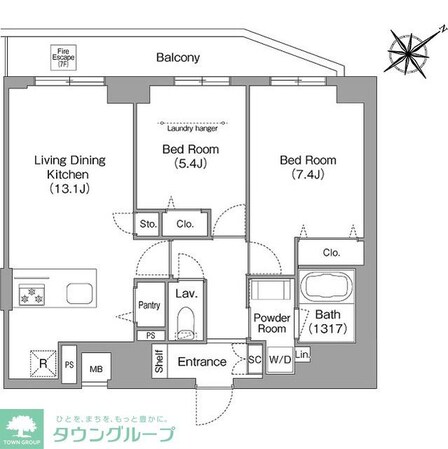 HF押上レジデンスの物件間取画像